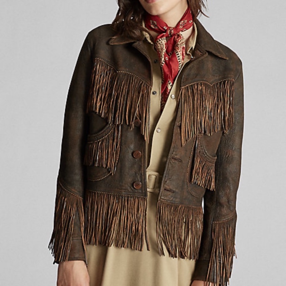 Ralph Lauren Double RL fringed jacket - Picture 13 of 13